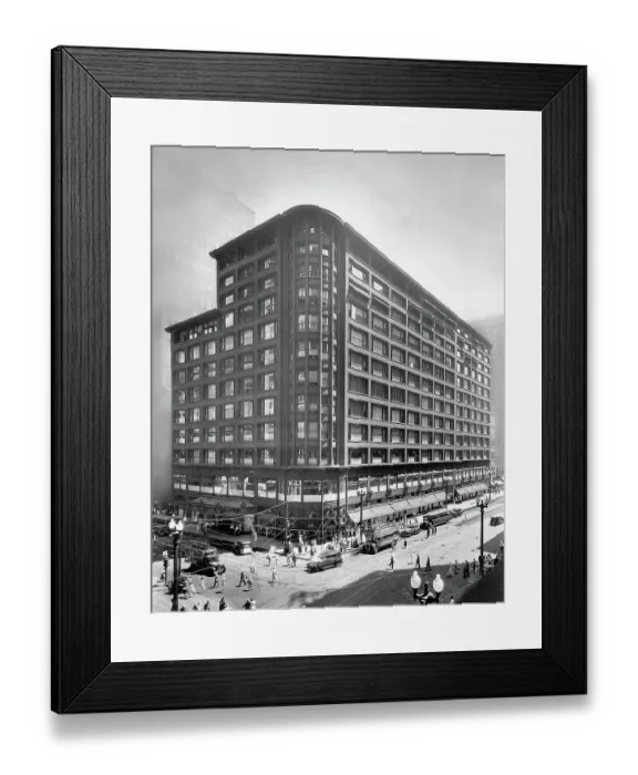 Framed Print : Carson, Pirie, Scott Store Framed Print : Carson, Pirie, Scott Store
