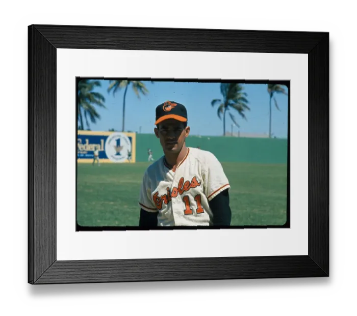 Framed Print : Portrait of Luis Aparicio Wearing Baseball Uniform Framed Print : Portrait of Luis Aparicio Wearing Baseball Uniform