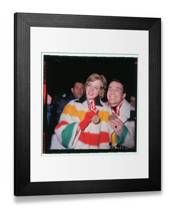 Framed Print : Olympians Showing Their Medals Framed Print : Olympians Showing Their Medals