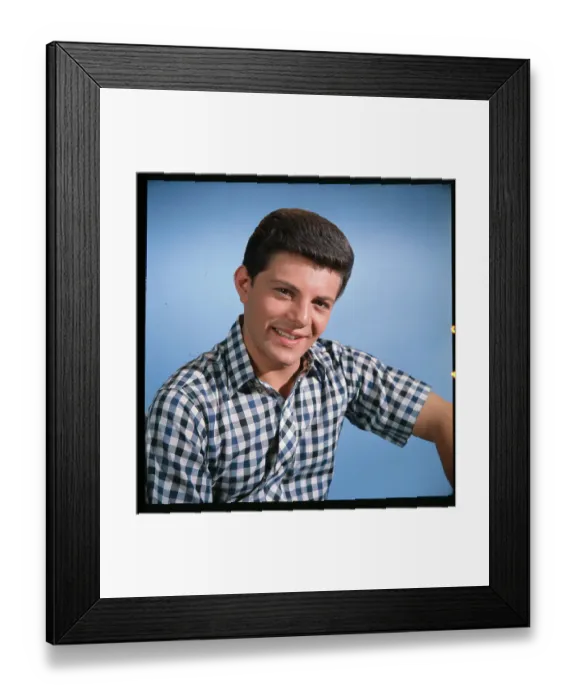 Framed Print : Portrait of Frankie Avalon Framed Print : Portrait of Frankie Avalon