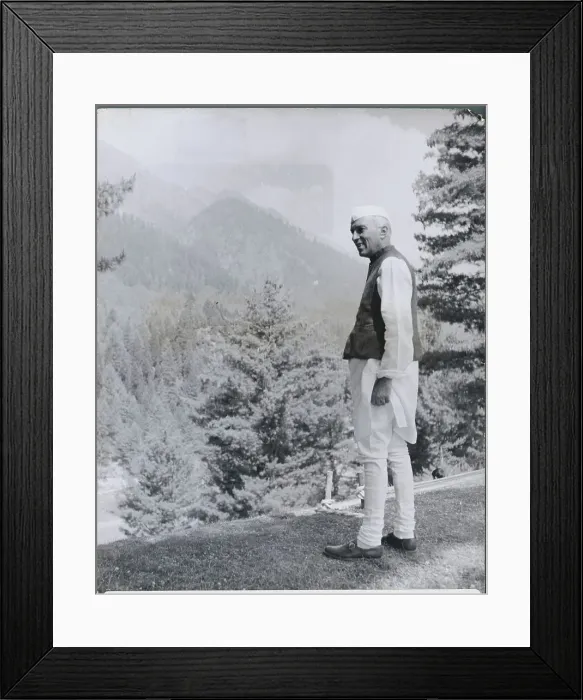 Framed Print : Pandit Nehru Smiling Framed Print : Pandit Nehru Smiling