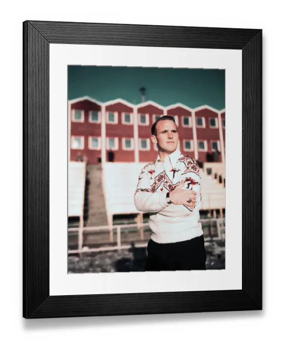 Framed Print : Skater Dick Button Performing on Ice Framed Print : Skater Dick Button Performing on Ice