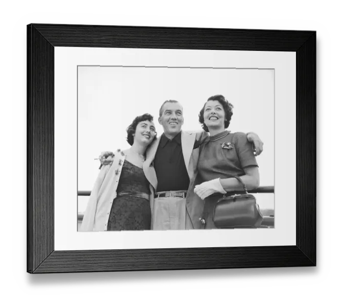 Framed Print : Ed Sullivan with Wife Sylvia and Daughter Betty Framed Print : Ed Sullivan with Wife Sylvia and Daughter Betty