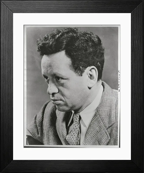 Framed Print : Profile Portrait of Max Lerner Framed Print : Profile Portrait of Max Lerner