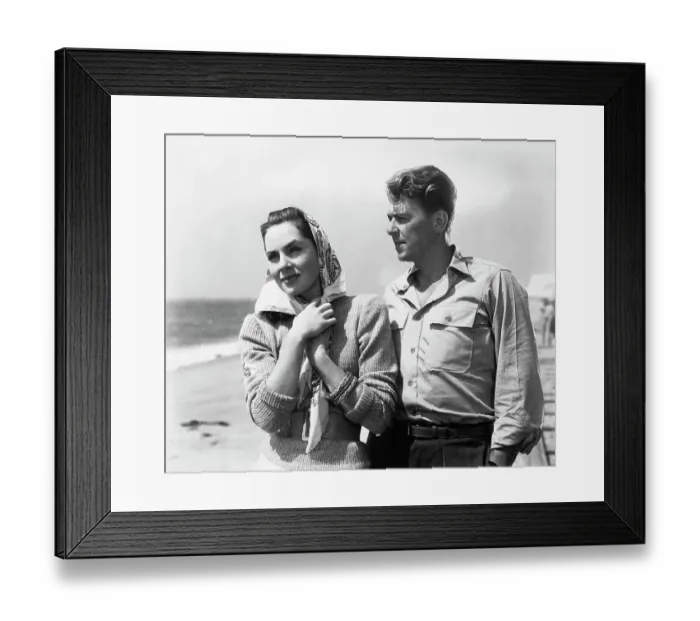 Framed Print : Ronald Reagan and Viveca Lindfors in Night Unto Night Framed Print : Ronald Reagan and Viveca Lindfors in Night Unto Night
