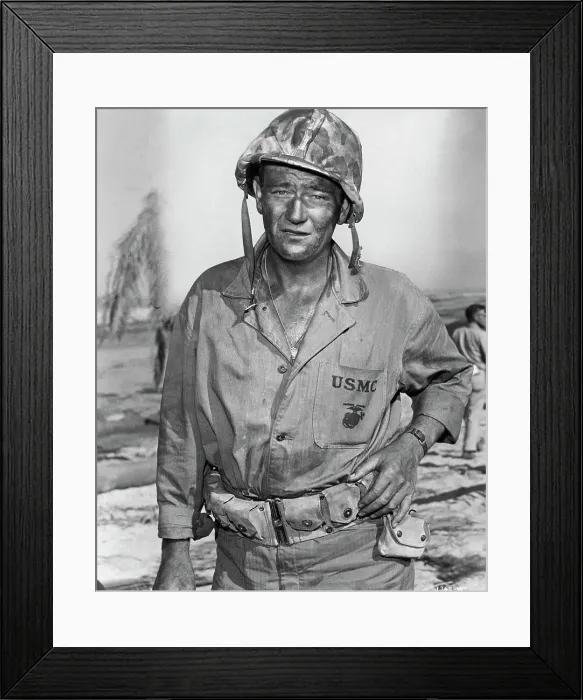 Framed Print : John Wayne Sands of Iwo Jima Framed Print : John Wayne Sands of Iwo Jima