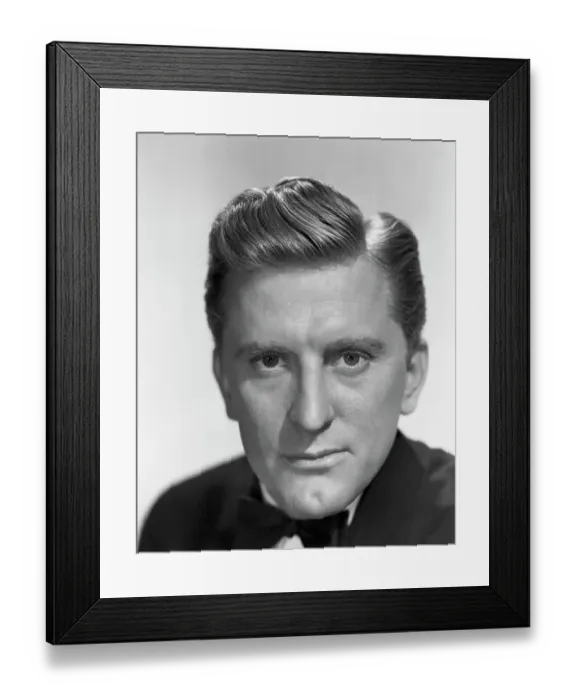 Framed Print : Kirk Douglas Framed Print : Kirk Douglas