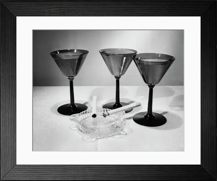 Framed Print : Martinis and Cigarettes Framed Print : Martinis and Cigarettes