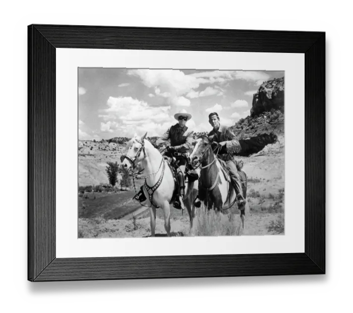 Framed Print : The Lone Ranger and Tonto Framed Print : The Lone Ranger and Tonto