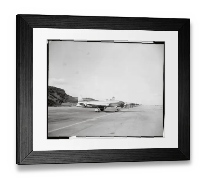 Framed Print : Jet Planes Parked on Runway Framed Print : Jet Planes Parked on Runway