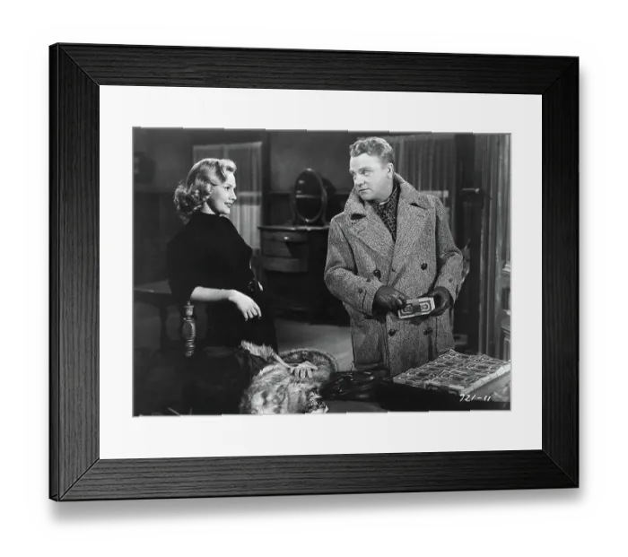 Framed Print : Virginia Mayo Acting with James Cagney Framed Print : Virginia Mayo Acting with James Cagney