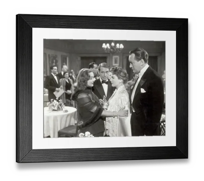 Framed Print : Bette Davis and Anne Baxter in All About Eve Framed Print : Bette Davis and Anne Baxter in All About Eve
