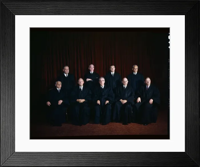 Framed Print : Portrait of 1949 US Supreme Court Judges Framed Print : Portrait of 1949 US Supreme Court Judges