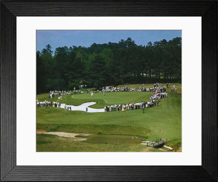 Framed Print : Crowd Watching Masters Tournament Framed Print : Crowd Watching Masters Tournament