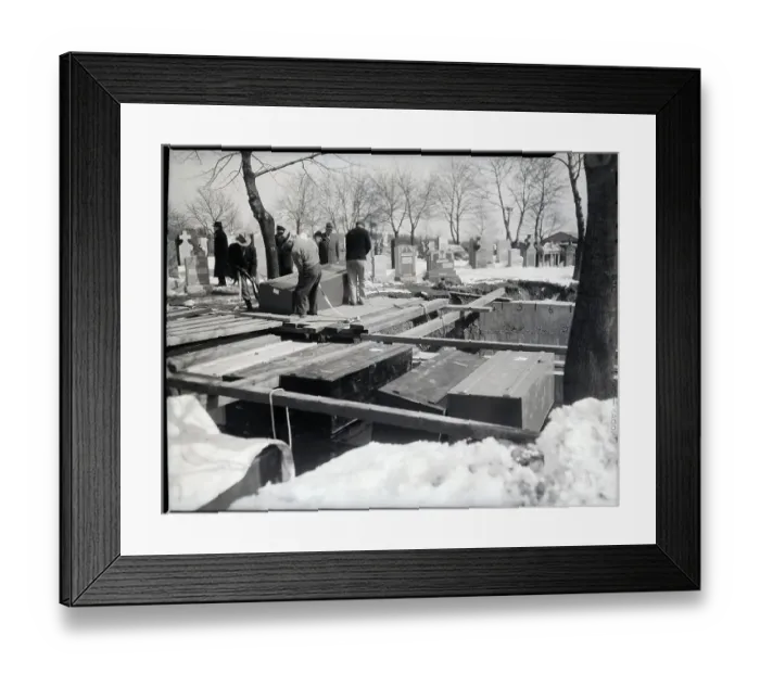 Framed Print : Men Setting Grave In Ground; Lotsa Coffi Framed Print : Men Setting Grave In Ground; Lotsa Coffi