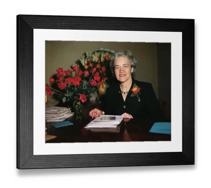 Framed Print : Senator Margaret Chase Smith Framed Print : Senator Margaret Chase Smith