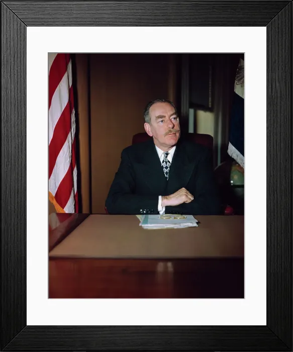 Framed Print : Portrait of Dean Acheson Framed Print : Portrait of Dean Acheson