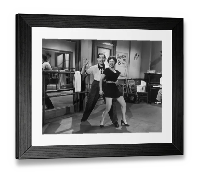 Framed Print : Milton Berle and Ruth Roman Dancing Framed Print : Milton Berle and Ruth Roman Dancing