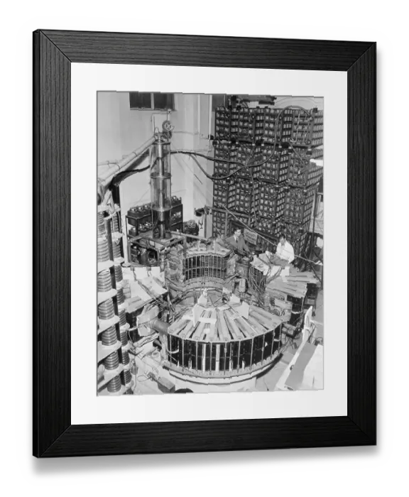 Framed Print : New Synchrotron Successfully Tested