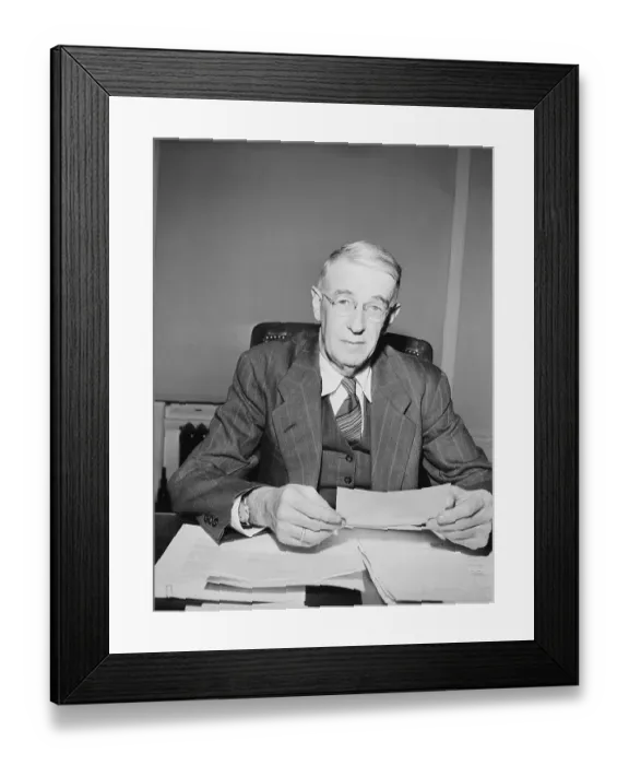 Framed Print : Portrait of Vannevar Bush