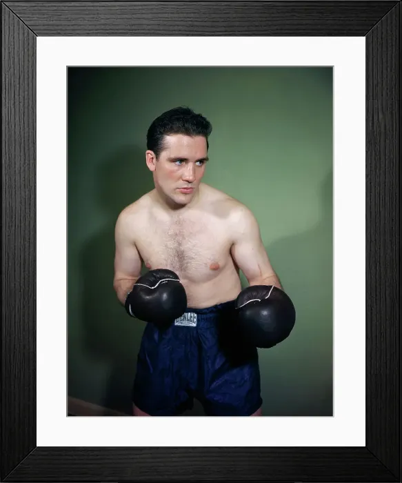 Framed Print : Billy Conn Posing in Boxing Attire Framed Print : Billy Conn Posing in Boxing Attire