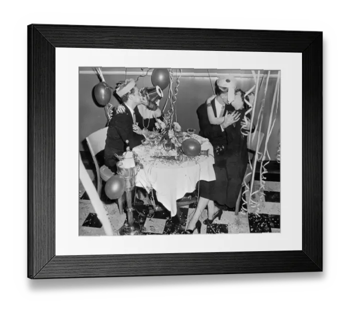 Framed Print : New Year's Eve Party Framed Print : New Year's Eve Party