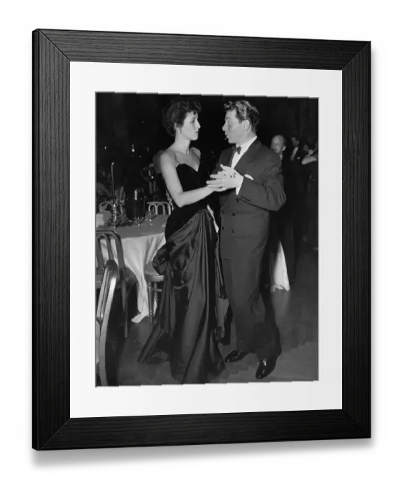 Framed Print : Pierre Aumont Dancing with William Paley Framed Print : Pierre Aumont Dancing with William Paley