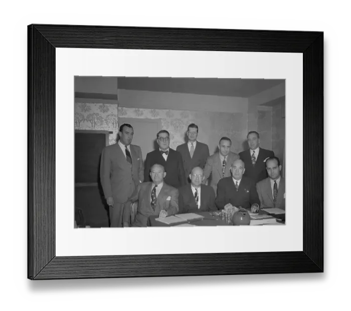 Framed Print : Conference Football and Baseball Team Owners and Commissioner Framed Print : Conference Football and Baseball Team Owners and Commissioner