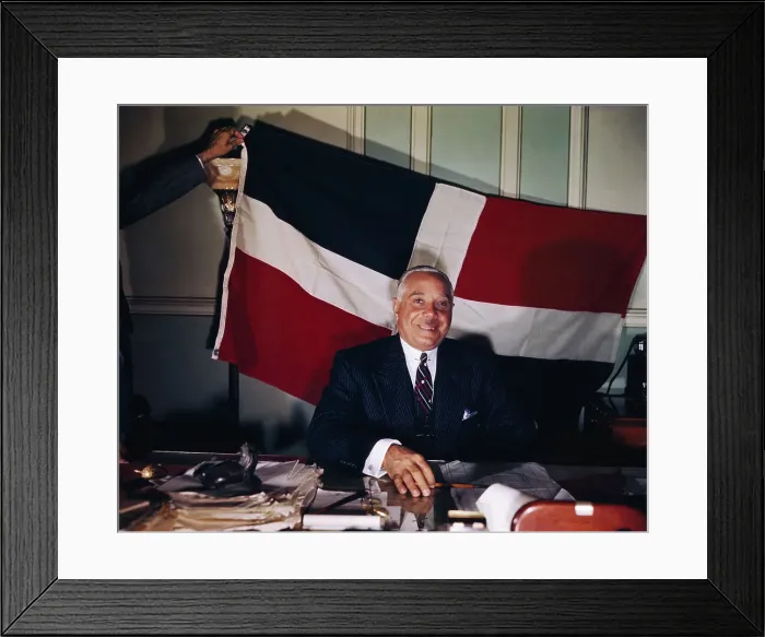 Framed Print : President Rafael L. M. Trujillo Sitting at Desk Framed Print : President Rafael L. M. Trujillo Sitting at Desk