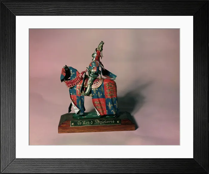 Framed Print : Edward III Figurine Framed Print : Edward III Figurine