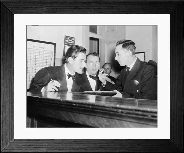 Framed Print : Errol Flynn and Joseph McQuade Arguing Framed Print : Errol Flynn and Joseph McQuade Arguing