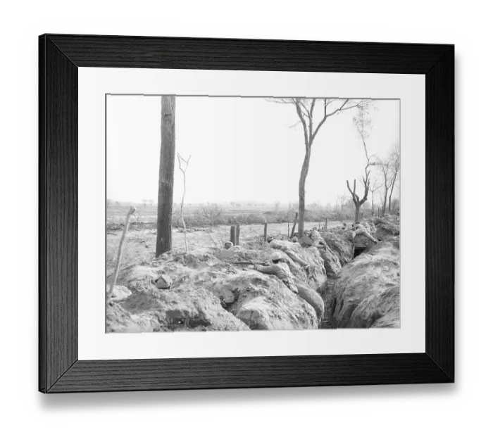 Framed Print : Soldiers Firing From Trench Framed Print : Soldiers Firing From Trench