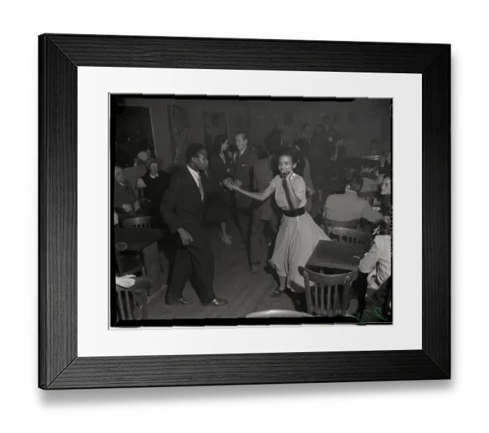 Framed Print : Interracial Club In Paris Framed Print : Interracial Club In Paris