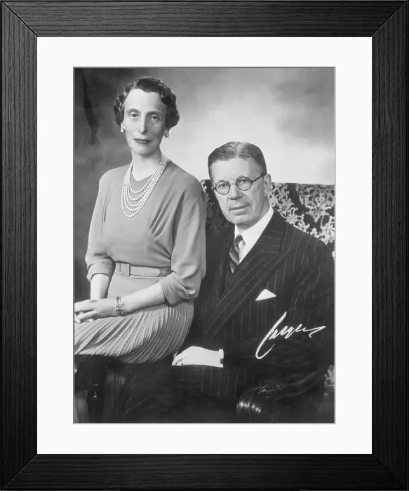 Framed Print : Prince Gustaf Adolf and Princess Louise Posing Framed Print : Prince Gustaf Adolf and Princess Louise Posing