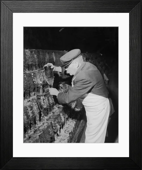 Framed Print : George Villemain, Champagne Cellar