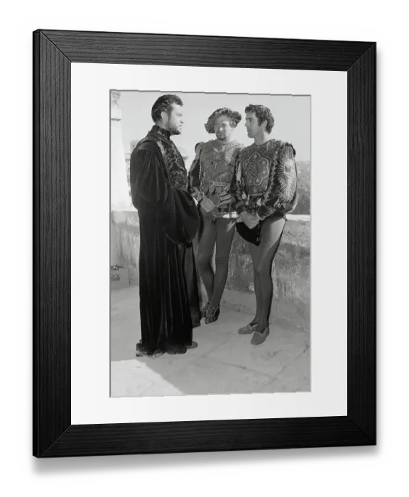 Framed Print : Cast of Prince of Foxes