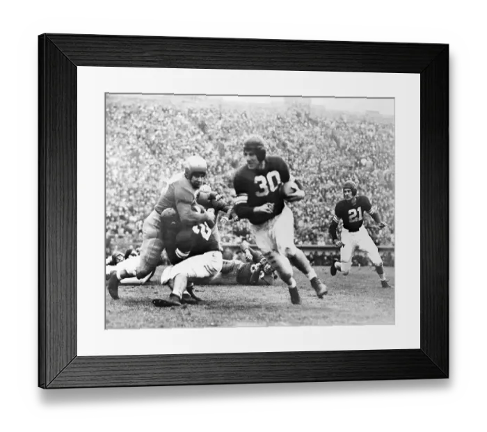 Framed Print : Northwestern Fullback Eluding Defenders Framed Print : Northwestern Fullback Eluding Defenders