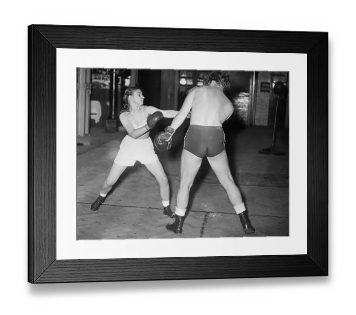 Framed Print : Female Boxer Barbara Butterick Framed Print : Female Boxer Barbara Butterick