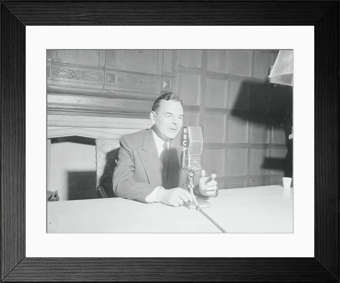 Framed Print : Governor Dewey Giving a Speech Framed Print : Governor Dewey Giving a Speech