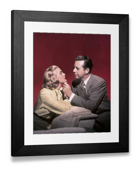 Framed Print : Dick Powell and Lizabeth Scott Framed Print : Dick Powell and Lizabeth Scott