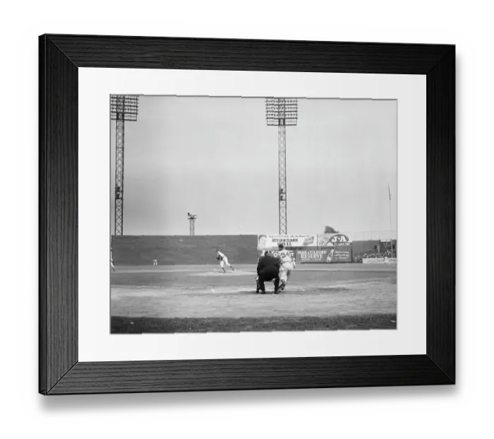 Framed Print : Baseball In Air After Hit By #34;Basebal Framed Print : Baseball In Air After Hit By #34;Basebal