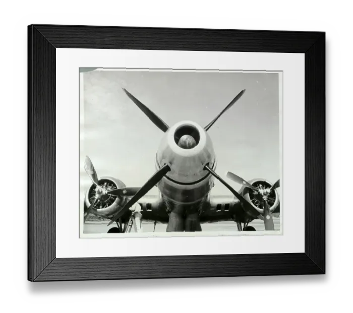 Framed Print : Wright Typhoon Turbine Plane Engine