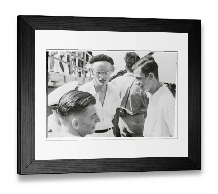 Framed Print : J Picard Preparing for Deep Sea Exploration Framed Print : J Picard Preparing for Deep Sea Exploration