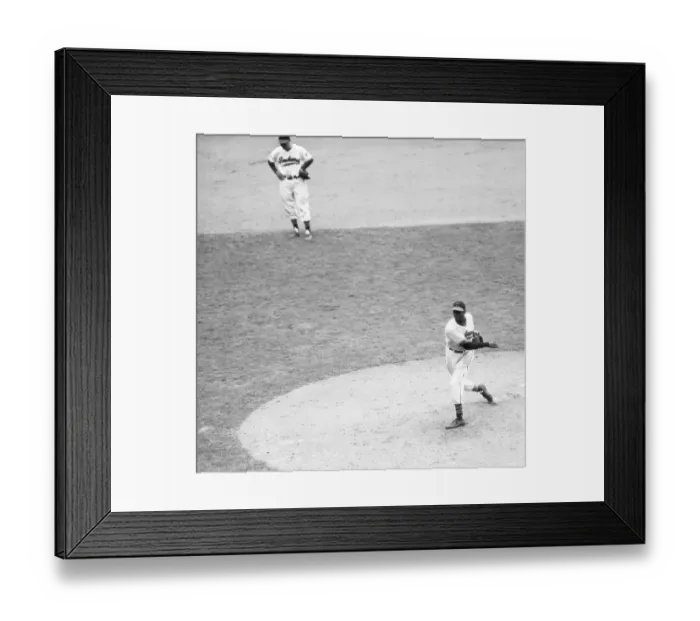 Framed Print : Satchel Paige in the World Series Framed Print : Satchel Paige in the World Series