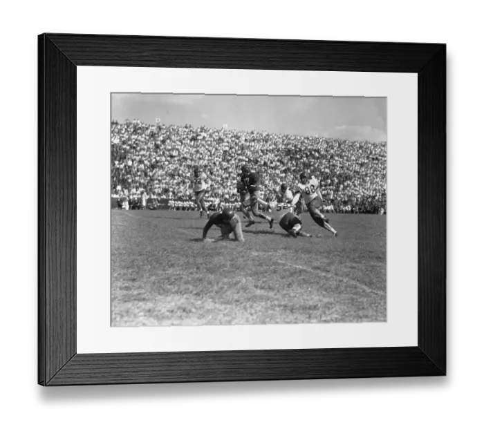 Framed Print : Southern Methodist University Versus Texas Tech in 1948 Framed Print : Southern Methodist University Versus Texas Tech in 1948