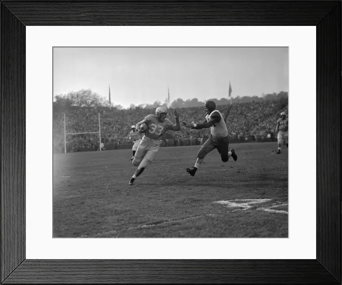 Framed Print : Football Players in Action Framed Print : Football Players in Action