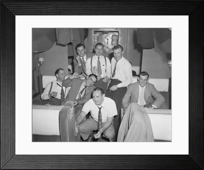 Framed Print : New York Yankees in Train Framed Print : New York Yankees in Train