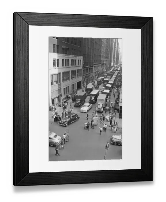 Framed Print : New York Garment District Framed Print : New York Garment District