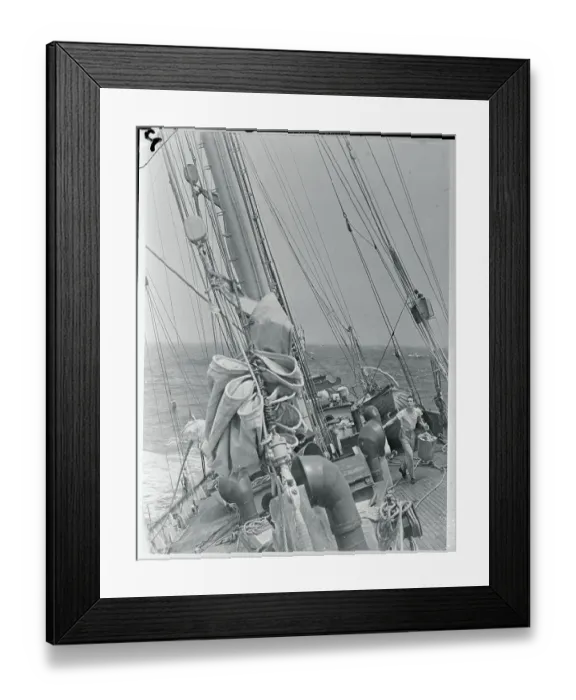 Framed Print : Dr. Maurice Ewing on the Atlantis Framed Print : Dr. Maurice Ewing on the Atlantis