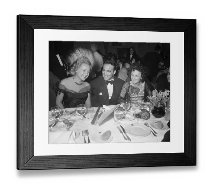 Framed Print : Marcel Cerdan, Edith Piaf and Sonja Henie Framed Print : Marcel Cerdan, Edith Piaf and Sonja Henie